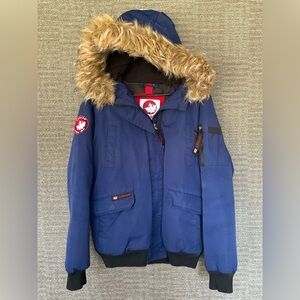 Canada Goose Weather Gear Coat Navy Blue Sz XL (Heavy Weight)
